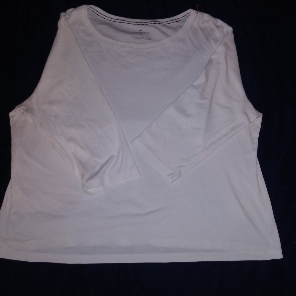Talbots white 3x sweater